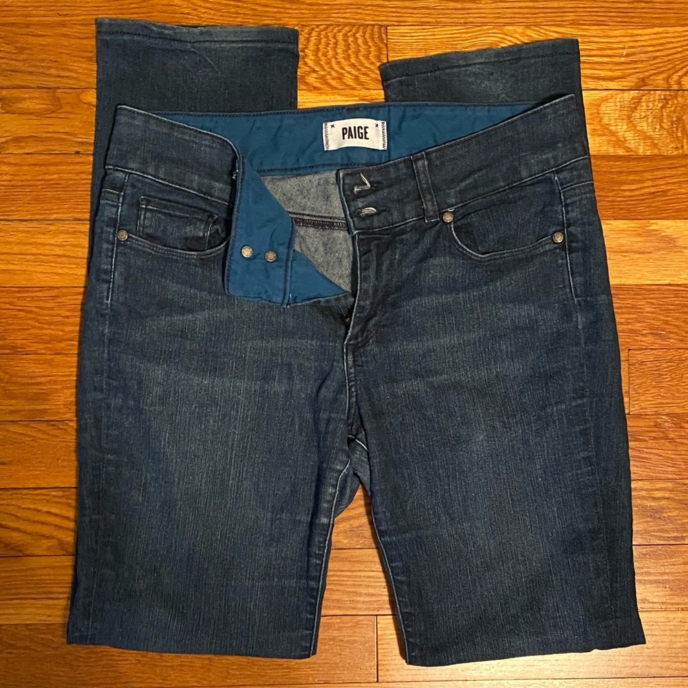 Paige Hidden Hills straight leg jeans size 30